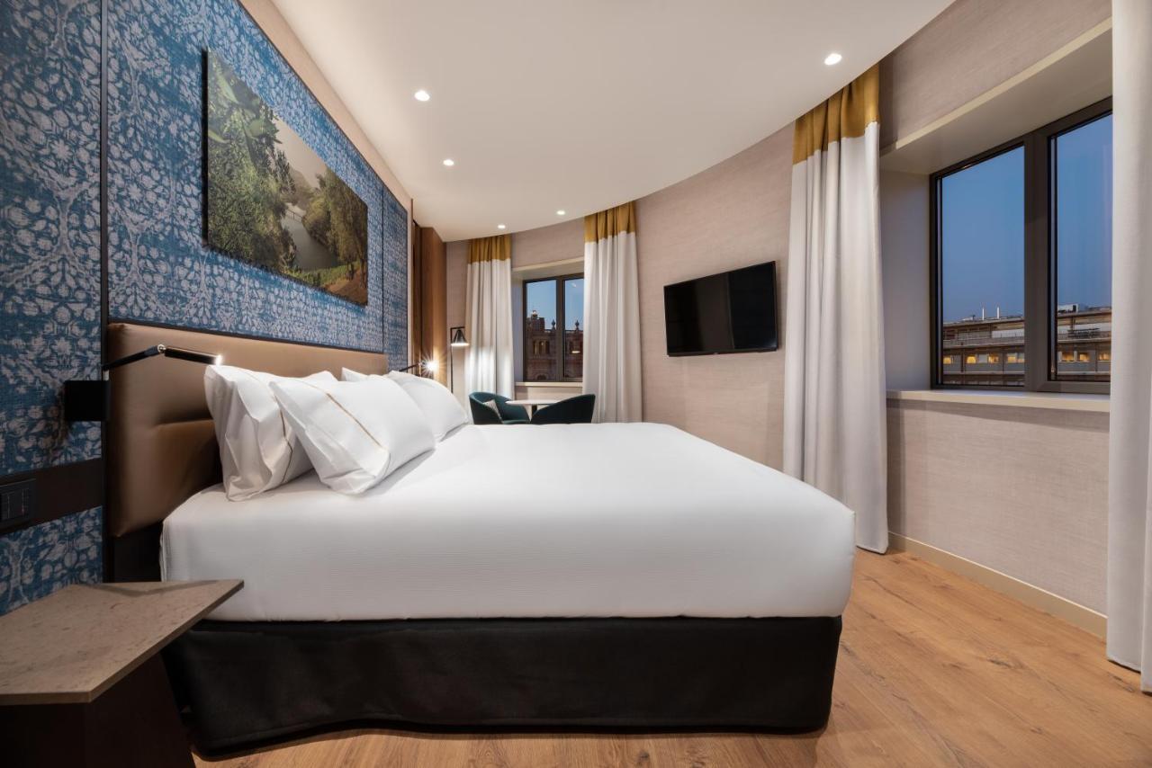 Hotel Eurostars Aliados Porto Exteriér fotografie A bedroom at the hotel