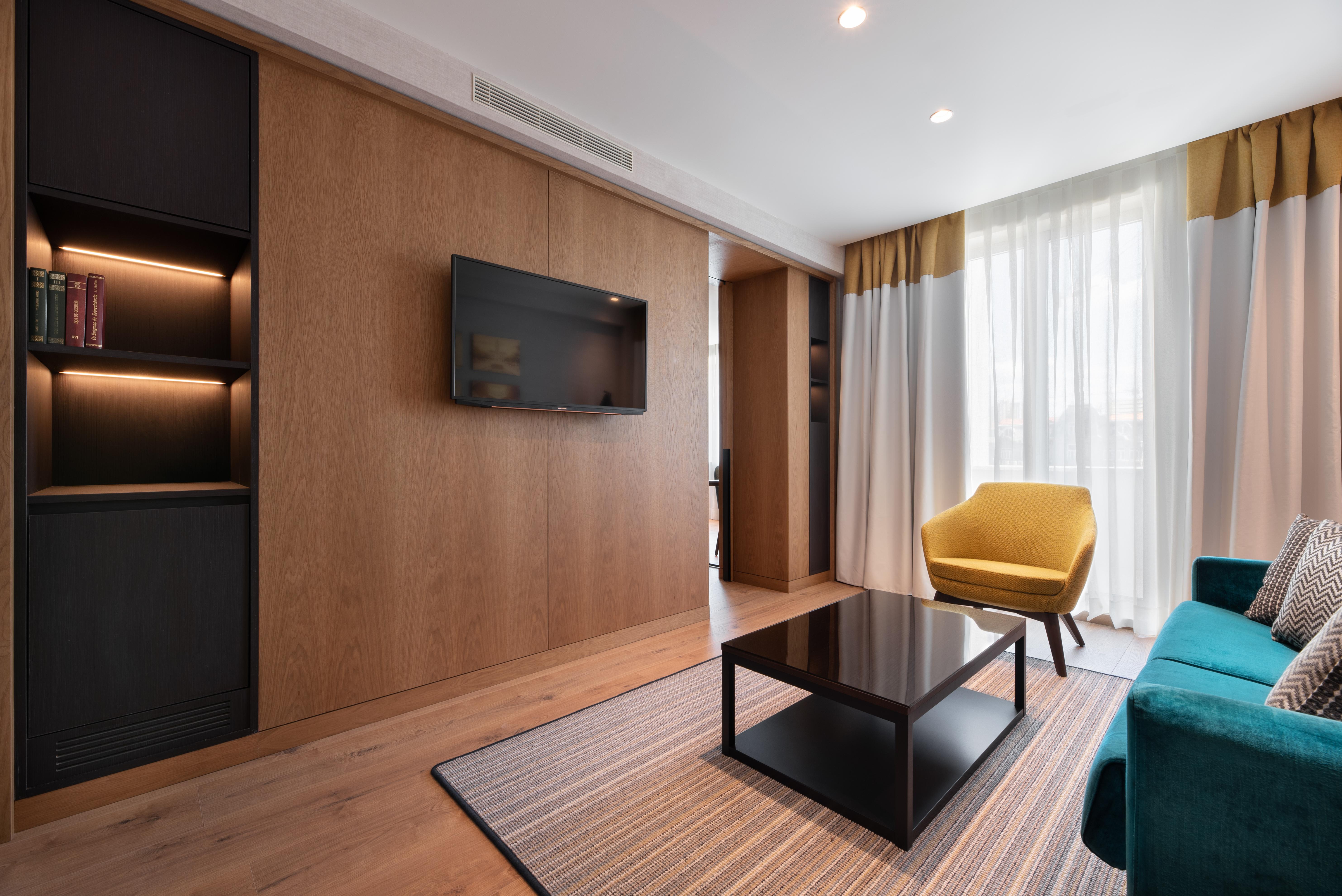 Hotel Eurostars Aliados Porto Exteriér fotografie A suite at the hotel